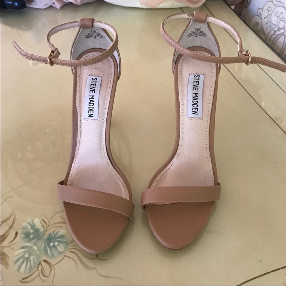 STEVE MADDEN STECY HEEL-NUDE